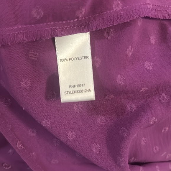 Pink Counterparts Blouse with Bell Sleeves - Size Large - Picture 8 of 9